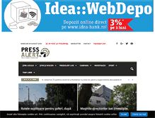 Tablet Screenshot of pressalert.ro